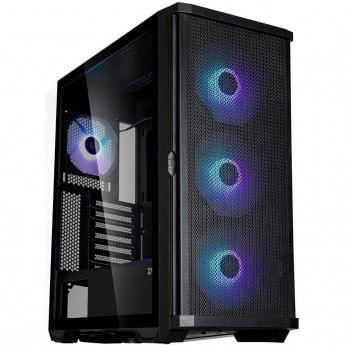 Корпус ZALMAN Z10, ATX, BLACK, WINDOW, 2X3.5", 2X2.5", 2XUSB3.0, 1XUSB 3.1 TYPE-C, FRONT 3X140MM, REAR 1X120MM
