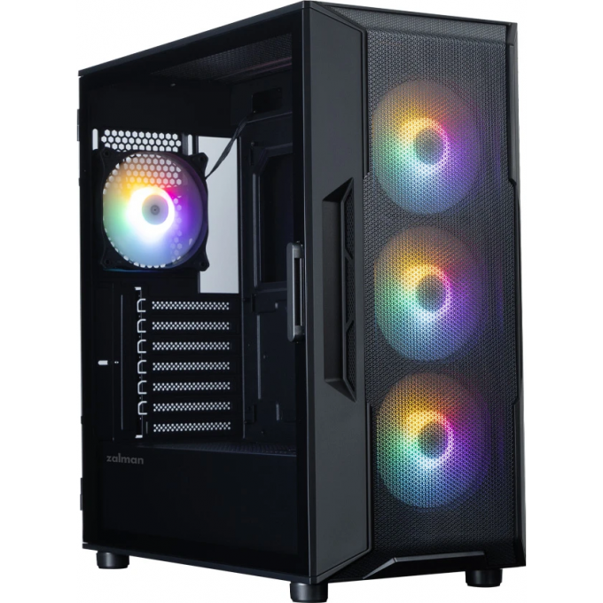 Корпус ZALMAN i3 Neo v2 черный без БП ATX 4x120mm 2xUSB2.0 1xUSB3.0 audio bott PSU I3 NEO V2 BLACK