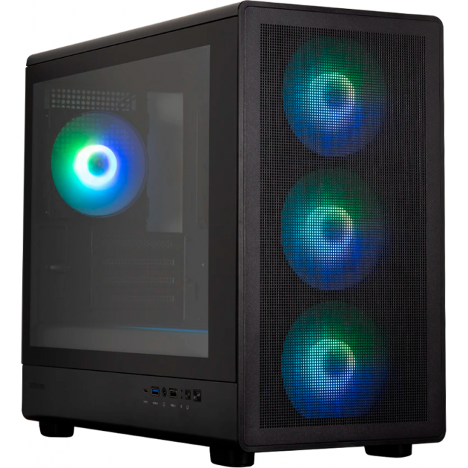 Корпус ZALMAN M5 черный без БП mATX 6x120mm 1x140mm 1xUSB2.0 2xUSB3.0 audio bott PSU M5 BLACK